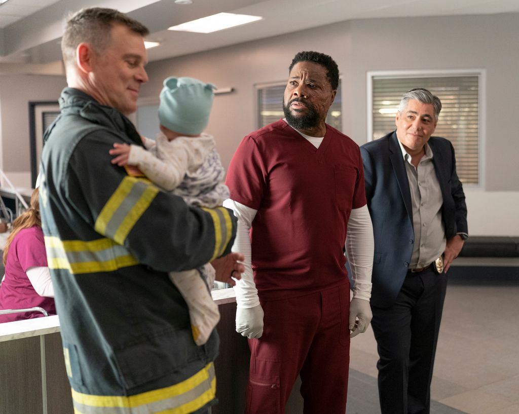 Peter Krause, Malcolm-Jamal Warner, Danny Nucci le 9-1-1