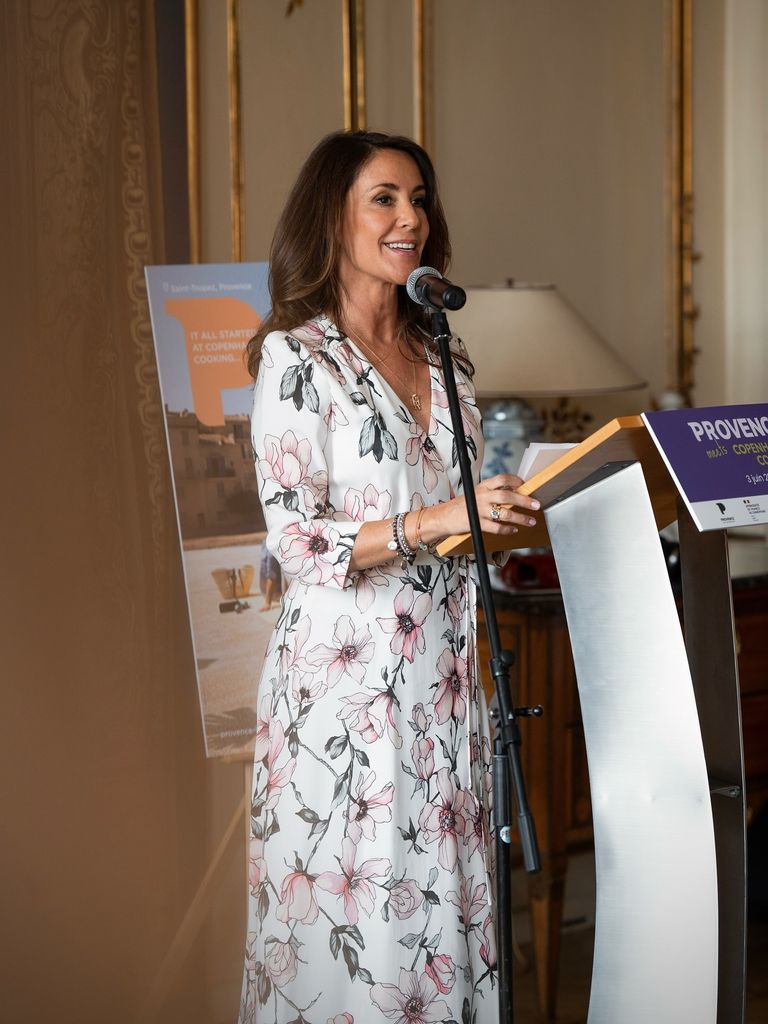 Princess Marie speaking at Copenhagen Cooking Festival 
