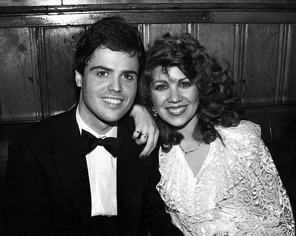 Donny Osmond and wife Debbie Osmond throwback