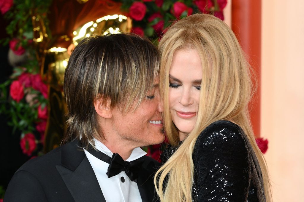 Australian-US musician Keith Urban and his wife US-Australian actress Nicole Kidman attend the 95th Annual Academy Awards at the Dolby Theatre in Hollywood, California on March 12, 2023