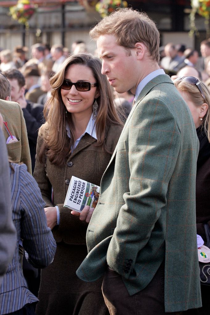 William et Catherine au Cheltenham Horse Racing Festival en 2007 