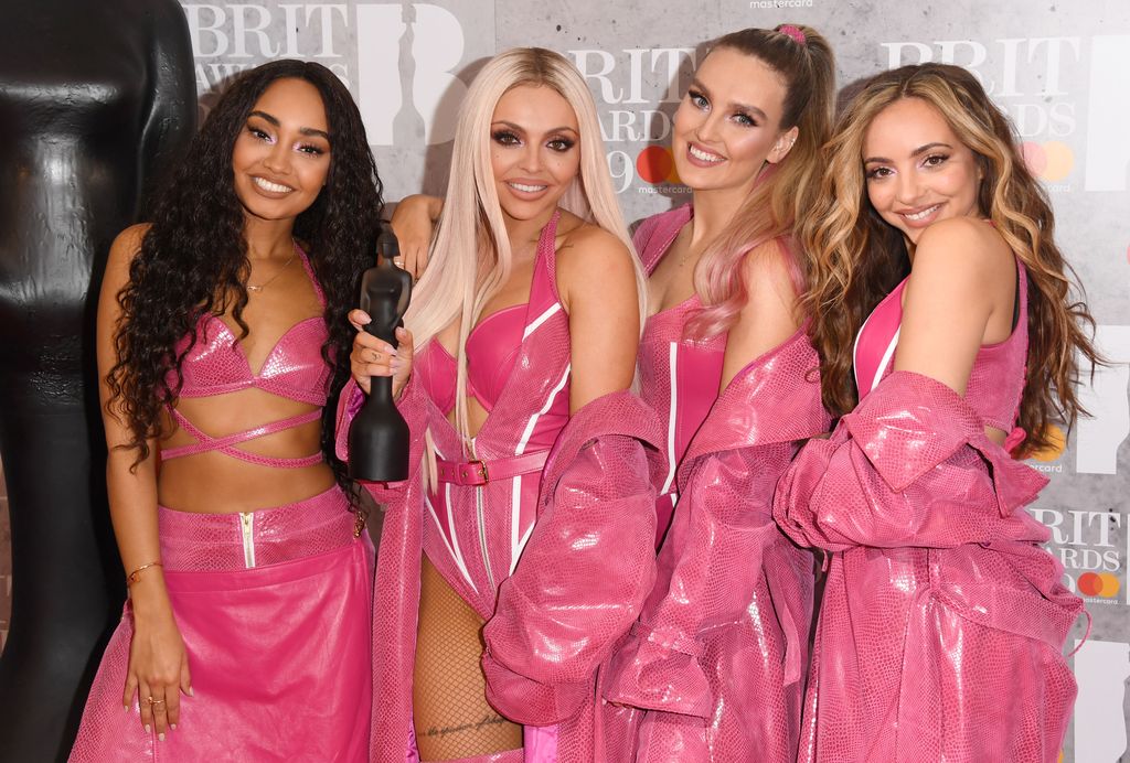 little mix pink outfits brits 2019