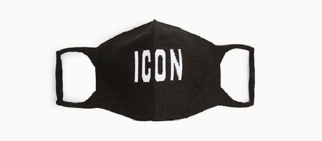 dsquared2 icon face mask covering