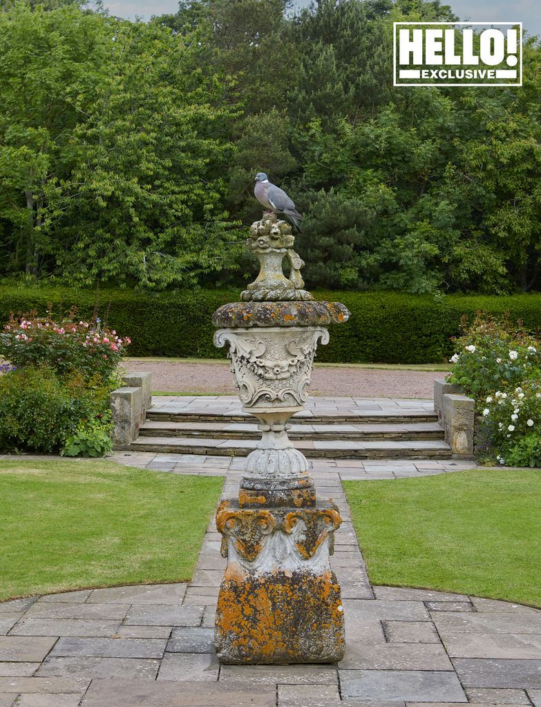 Matthew Kinloch and Johanna Squiban's fountain at Gilmerton House