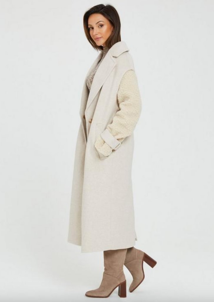 Michelle boucle coat