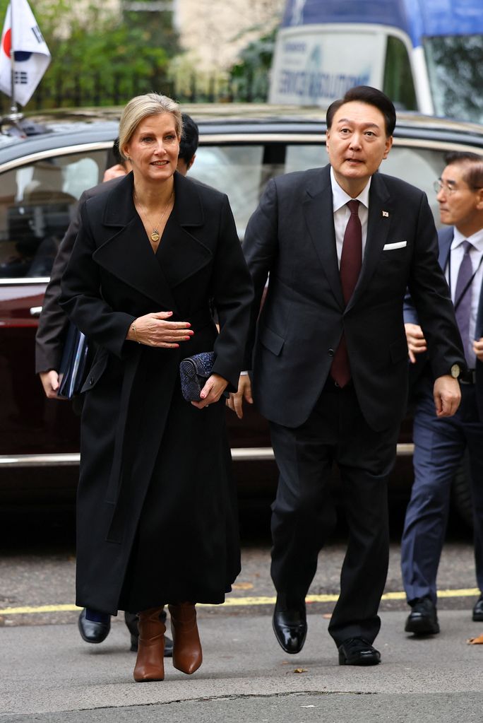 Sophie joined President Yoon for an engagement at the Royal Society