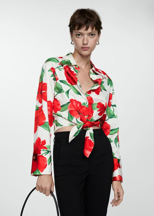 Mango Dulce Floral Shirt