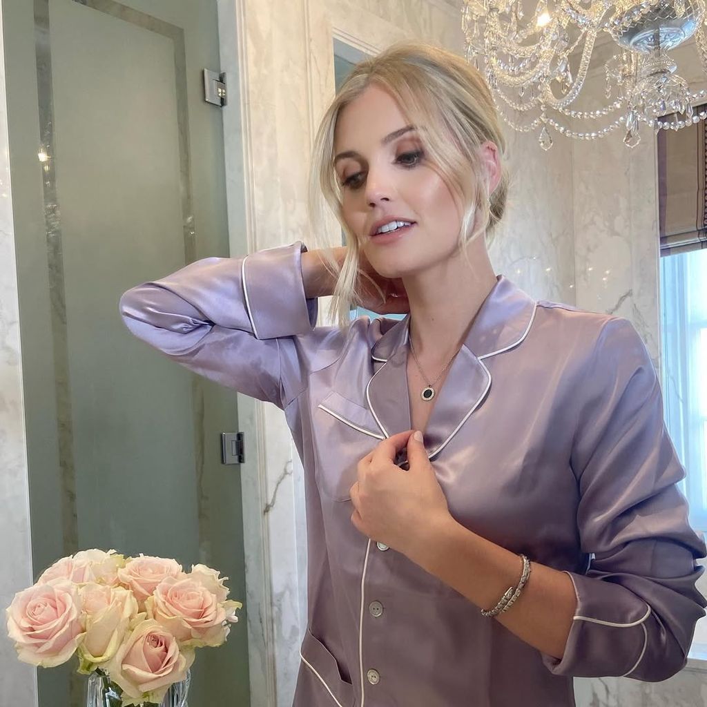 Lady Kitty Spencer in her bathroom