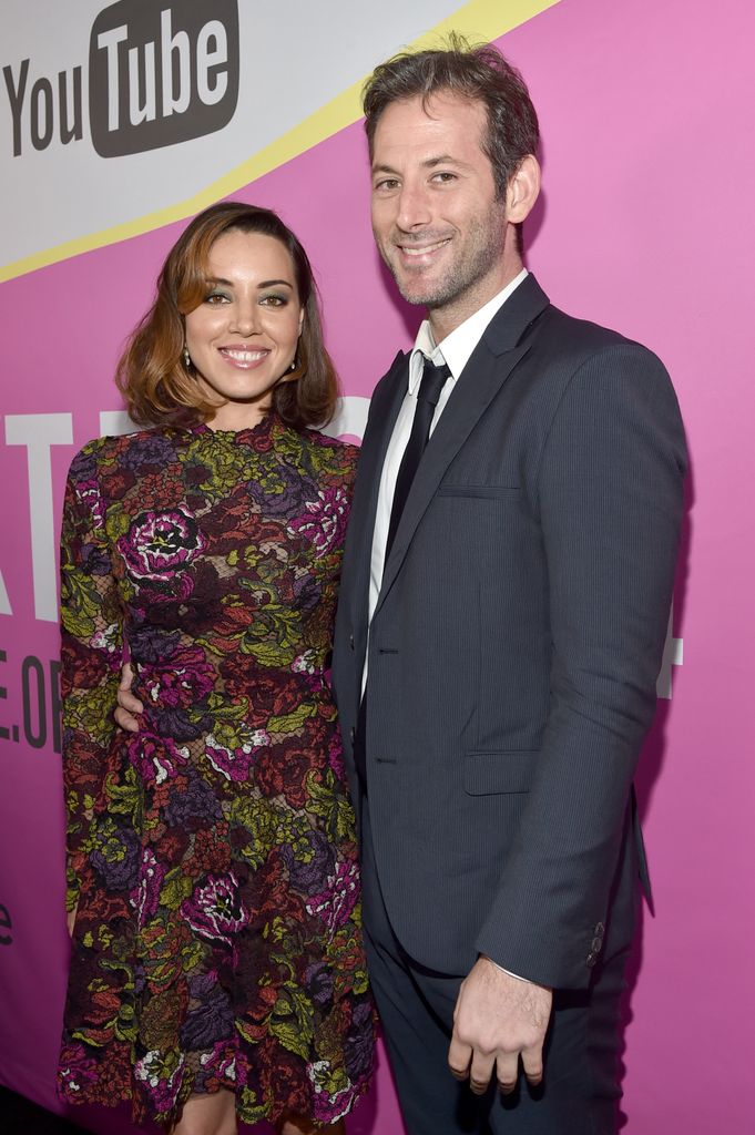 Aubrey Palaza and Jeff Baena at the Life After Beth premiere