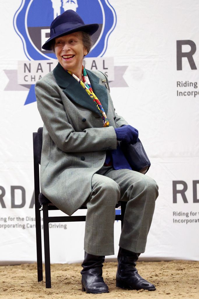Princess Anne visits the Riding for the Disabled Association (RDA) National Championships at Hartpury University and Hartpury College