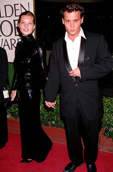 Kate Moss Johnny Depp Golden Globes