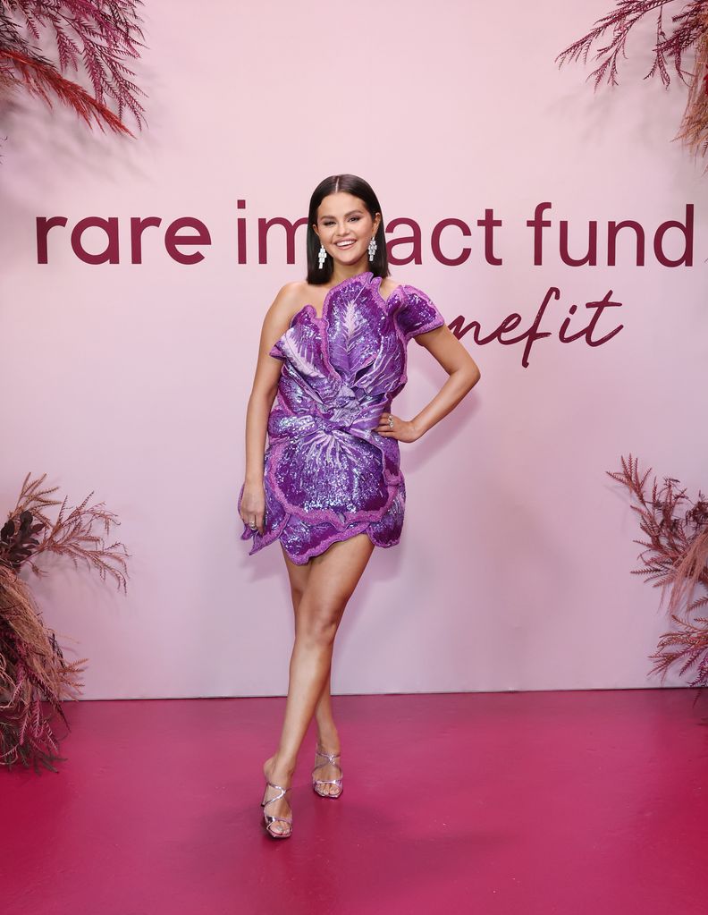 Selena Gomez attends as she hosts the Inaugural Rare Impact Fund Benefit Supporting Youth Mental Health on October 04, 2023 in Los Angeles, California.