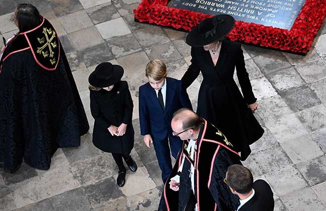 prince george charlotte funeral