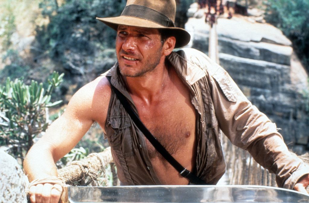 Harrison Ford in a scene from the film 'Indiana Jones And The Temple Of Doom', 1984