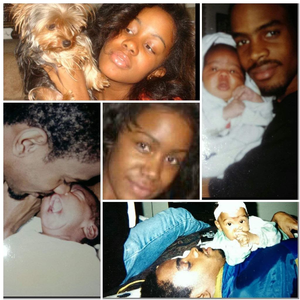 Composite of images of Kianna Underwood shared by her father Anthony Underwood