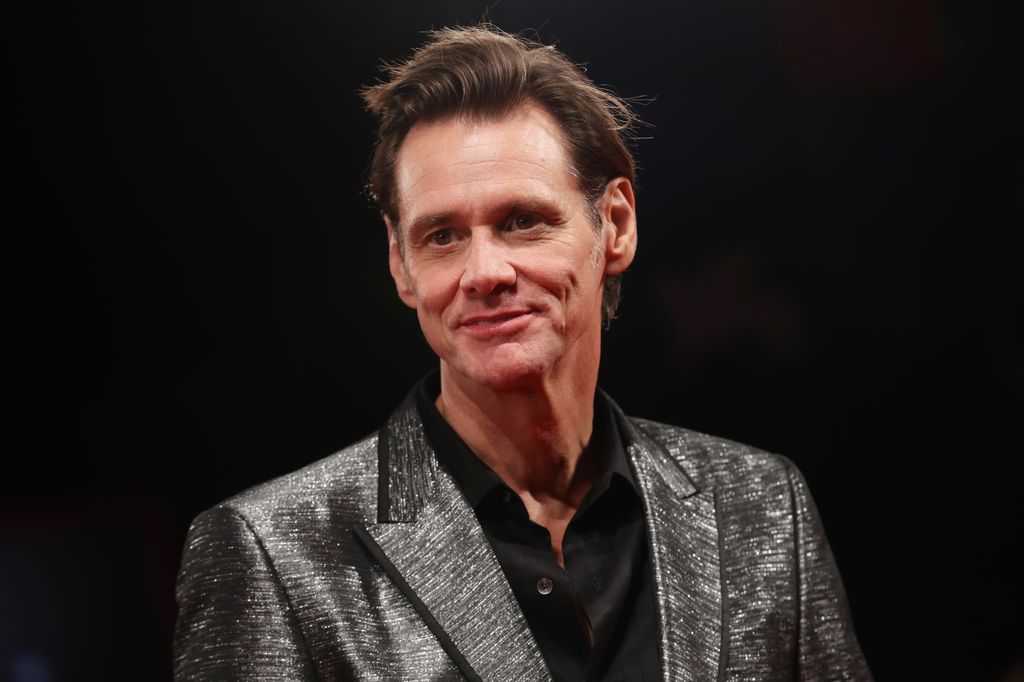 Jim Carrey walks the red carpet ahead of the 'Jim & Andy: The Great Beyond - The Story of Jim Carrey & Andy Kaufman Featuring a Very Special, Contractually Obligated Mention of Tony Clifton' screening during the 74th Venice Film Festival at Sala Grande on September 5, 2017 in Venice, Italy