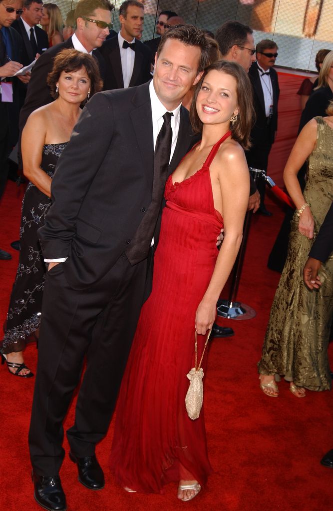 Matthew Perry and date Rachel Dunn arrive at the 55th Annual Emmy Awards 