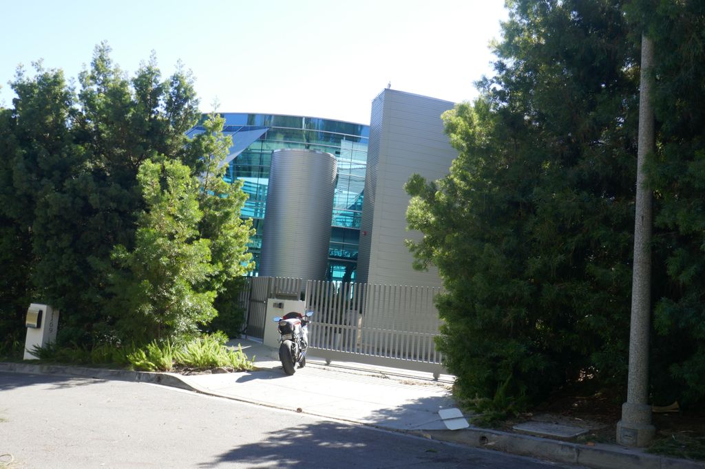 gated glass house
