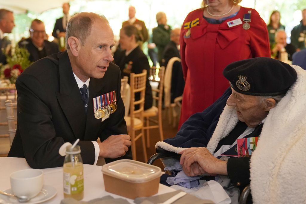 prince edward meeting veterans 