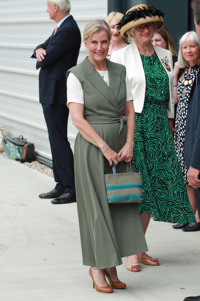 Sophie, Duchess of Edinburgh attended the grand opening of the new Charfleet Book Bindery 