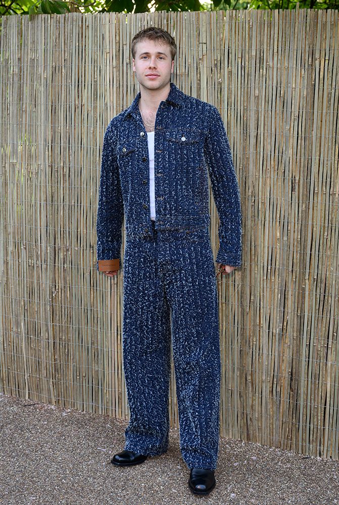 Ed McVey at the Serpentine Gallery summer party in Kensington Gardens on Tuesday night