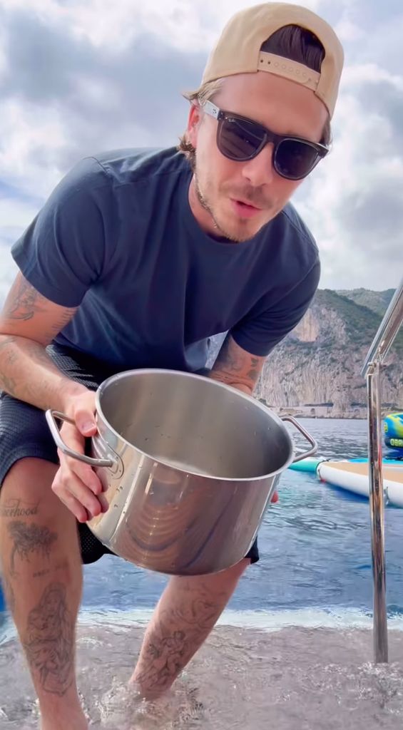 Brooklyn Beckham irked fans when he used ocean water to boil his pasta