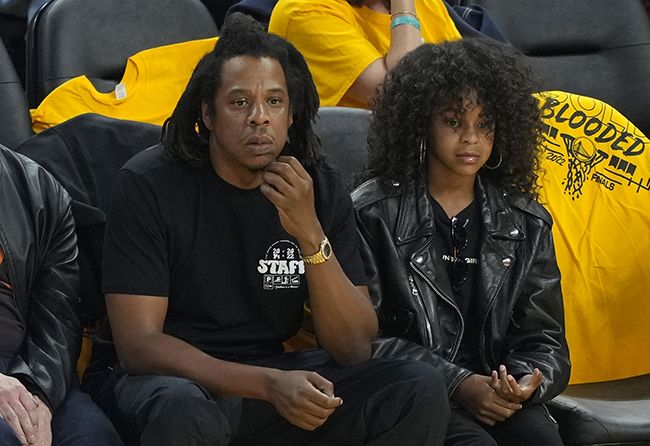 jay z and blue ivy basketball