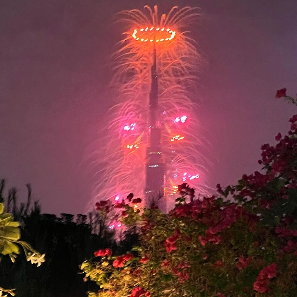 Fireworks at the Burj Khalifa