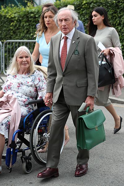 sir jackie stewart and his wife helen