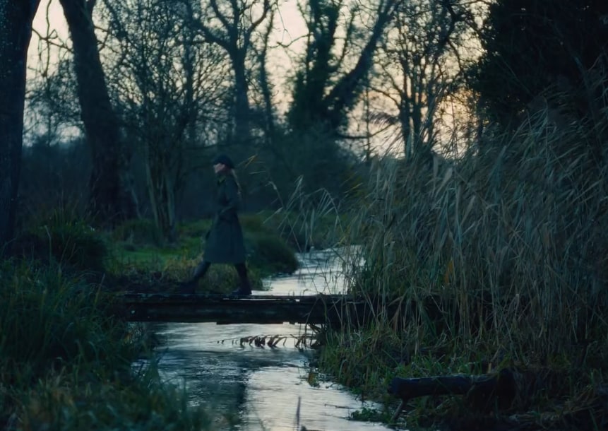 Kate walked through the Berkshire countryside