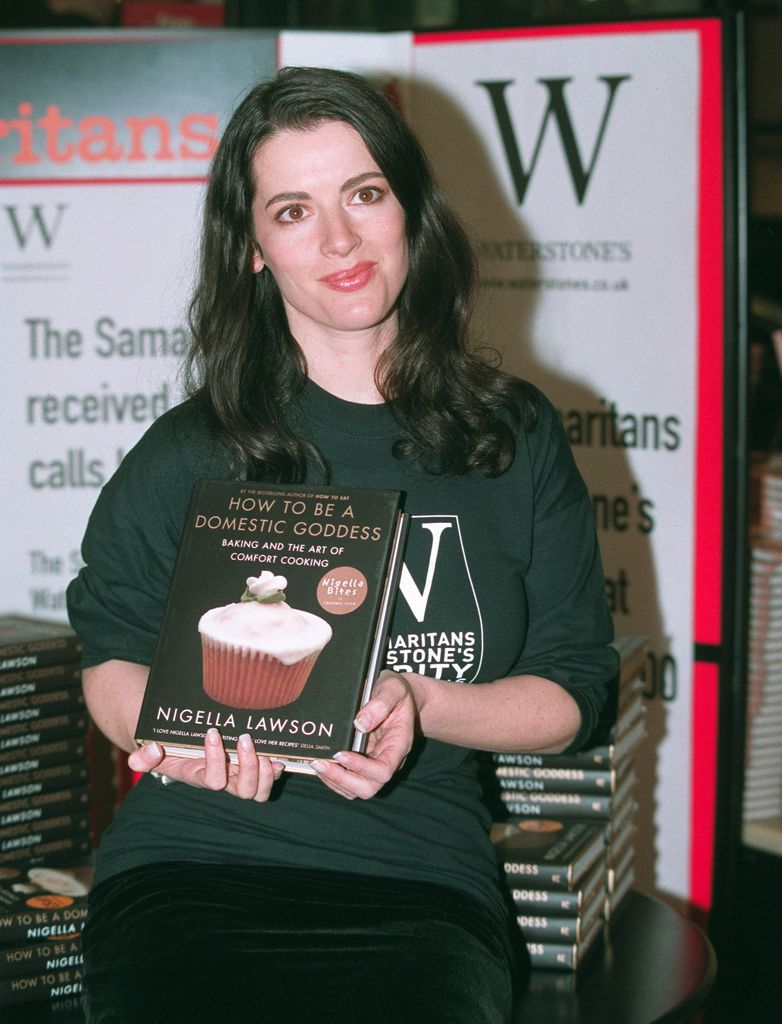 Nigella (pictured in 2000) has released countless cookbooks and fronted numerous TV shows