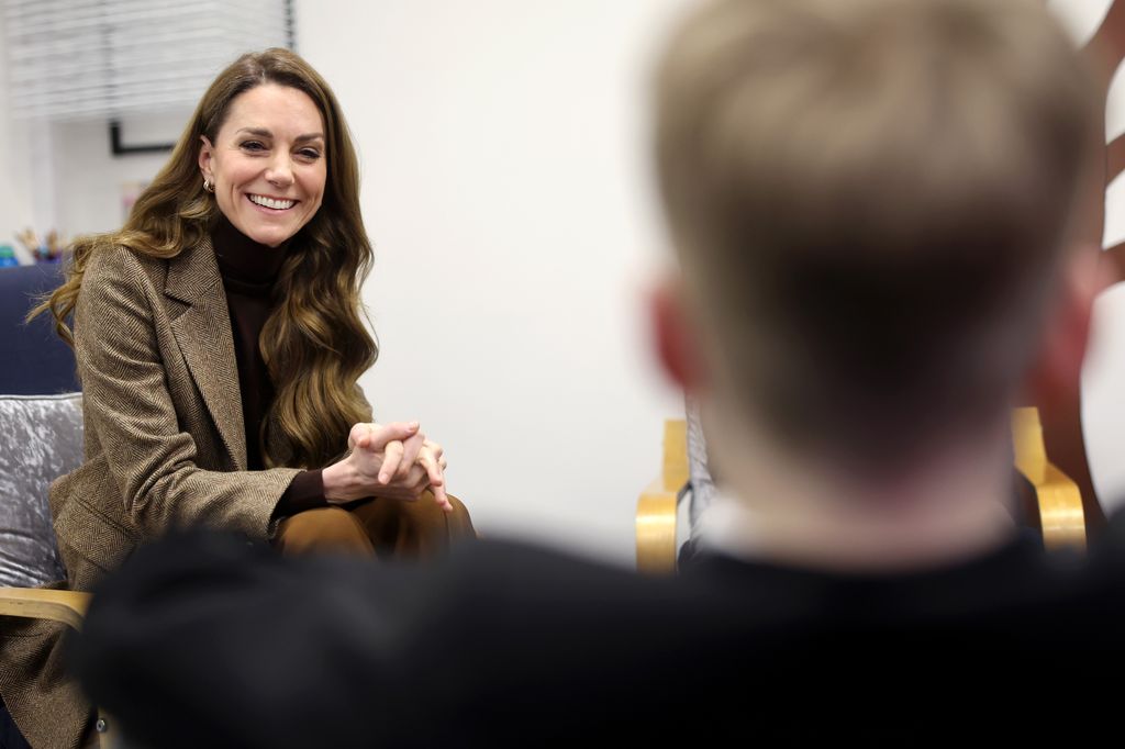 Kate Middleton during her visit to Family Action's Children's Trauma Therapy Service