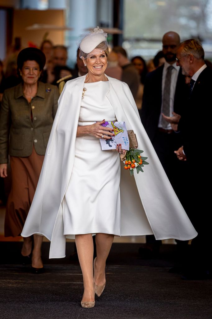 Queen Maxima of The Netherlands visits the Princess Maxima Center for Pediatric Oncology on December 18, 2025 in Utrecht, Netherlands