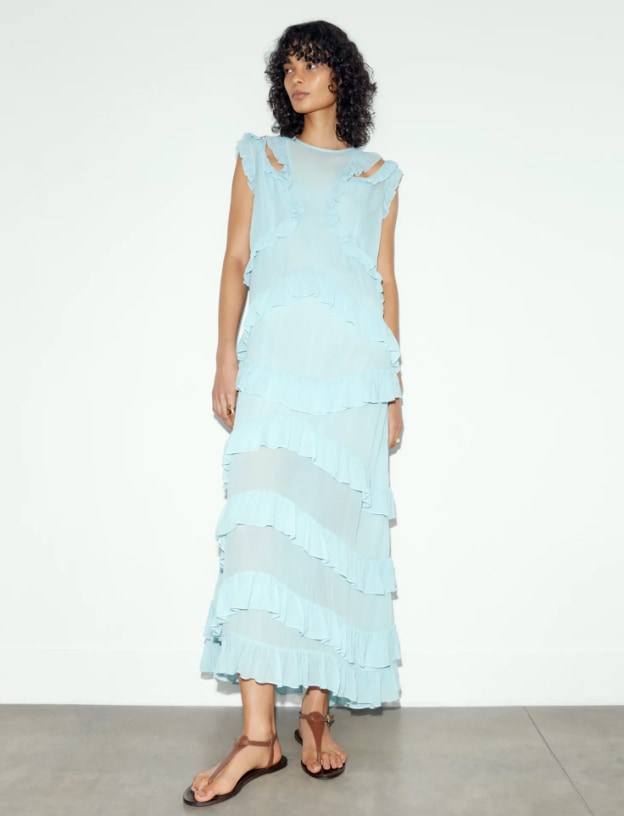 Ruffle Maxi Dress - Marks & Spencer X Sienna Miller