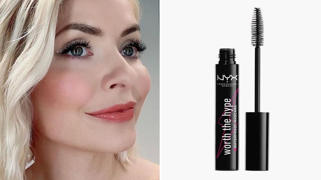 Holly Willouby and her NYX Professional Makeup Worth the Hype Waterproof Mascara