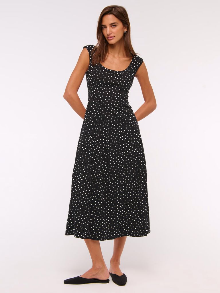 Abercrombie polka dot dress
