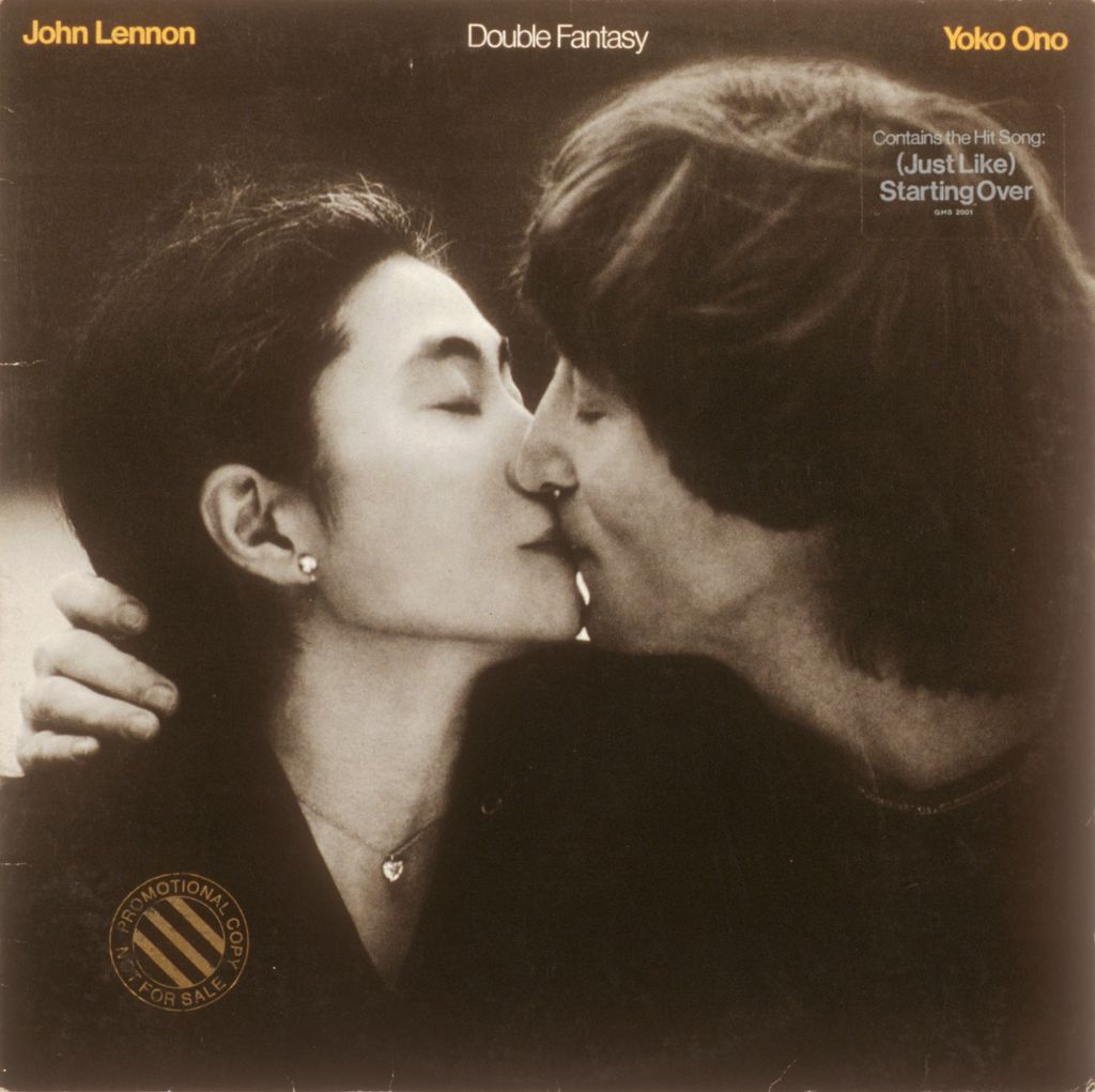 NOVEMBER 17:  Album cover for John Lennon and Yoko Ono's record "Double Fantasy" which was released on November 17, 1980. (Photo by Michael Ochs Archives/Getty Images)