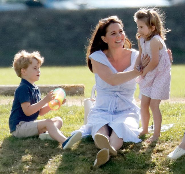kate middleton charlotte george at polo