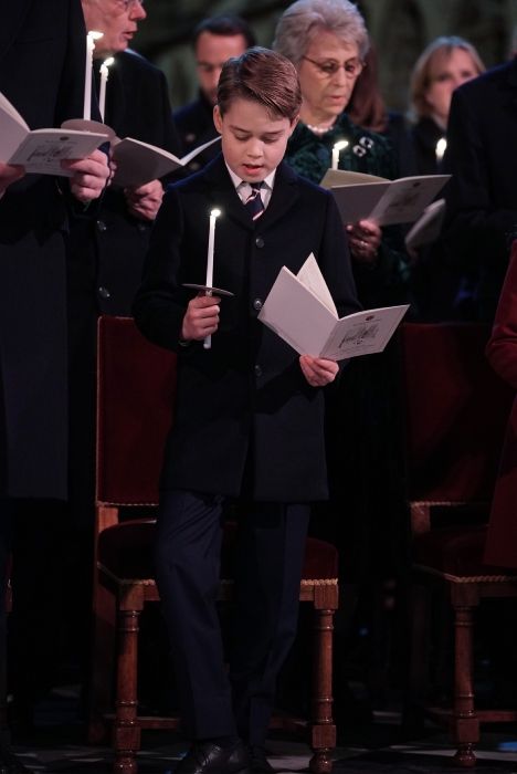 prince george singing with candle 