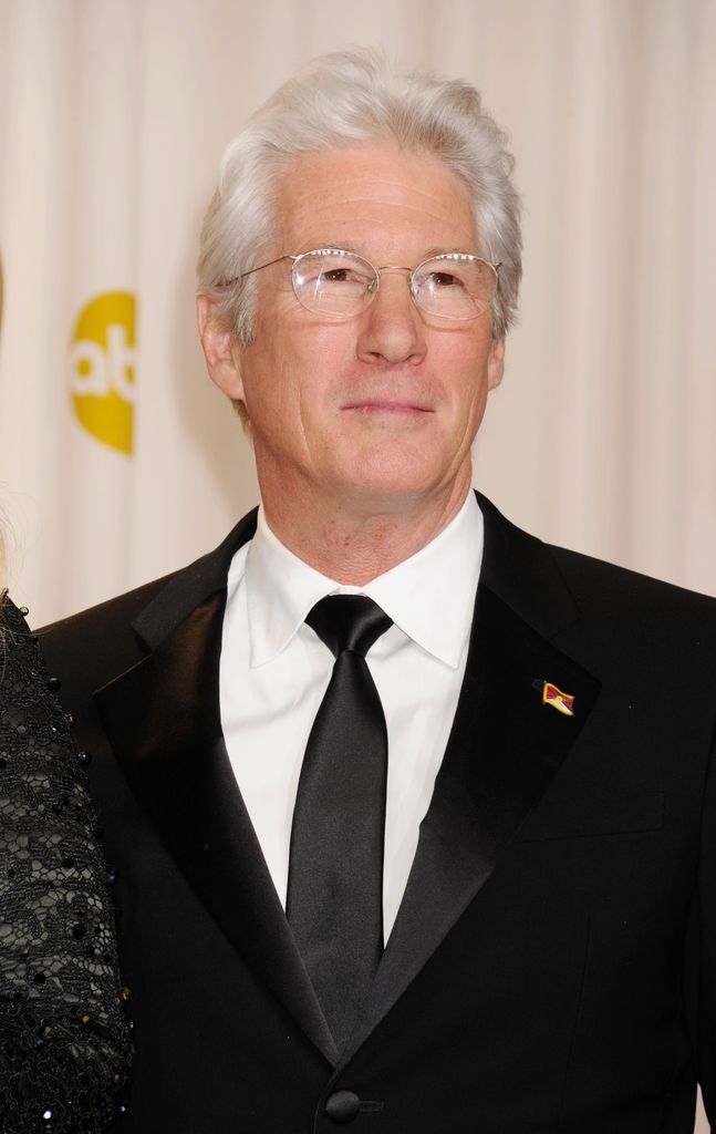 Richard Gere poses in the press room the 85th Annual Academy Awards at Dolby Theatre on February 24, 2013 in Hollywood, California