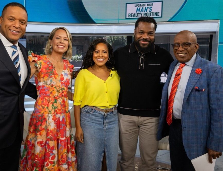 Craig Melvin Dylan Dreyer Sherielle Jones Malcolm-Jamal Warner et Al Roker sur Today Show