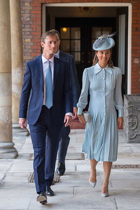Pippa Middleton and James Matthews at the royal Christening of Prince Louis in 2018