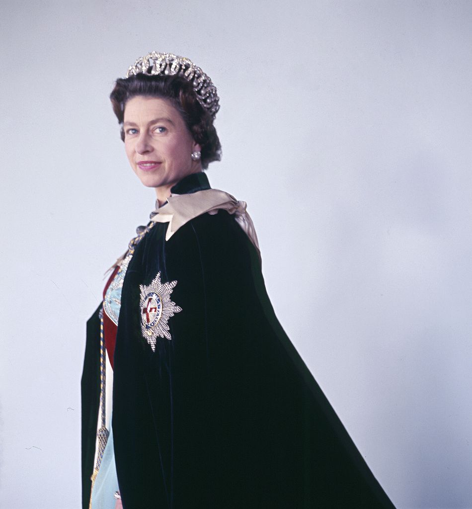 Queen Elizabeth II pictured in 1968