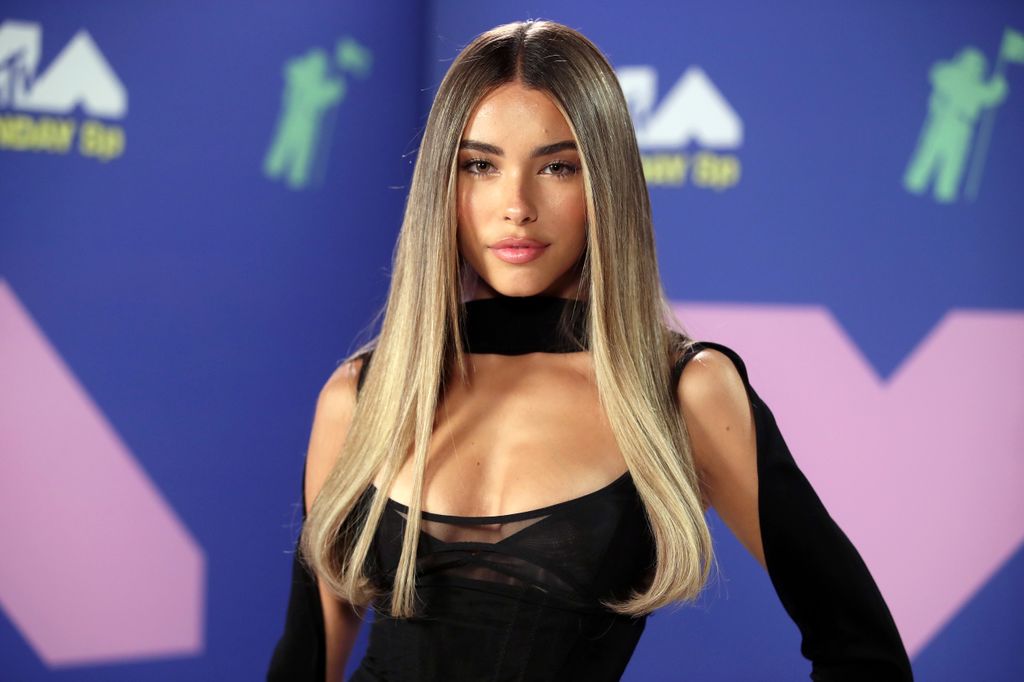Madison Beer in glam black dress at MTV Video Music Awards