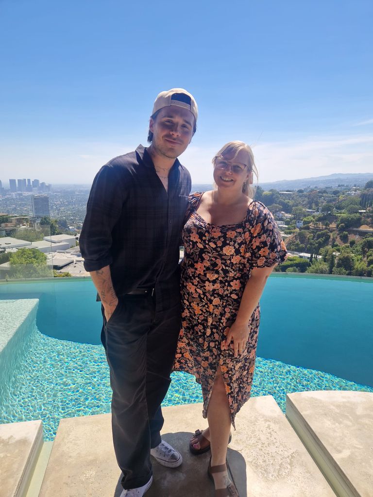 Brooklyn Beckham and Rebecca Lewis