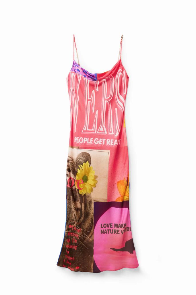 desigual collage dress