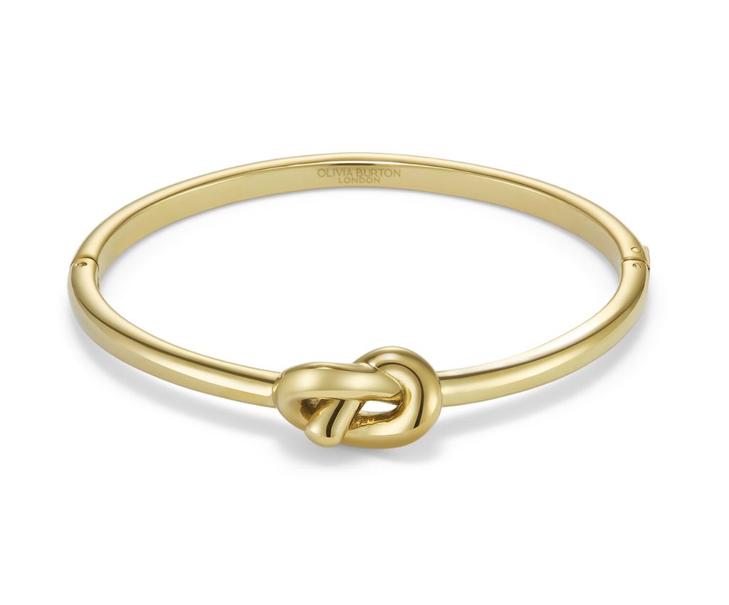 Olivia Burton Lover's Knot Gold Plated Bangle