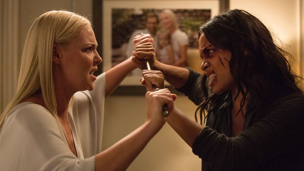 Katherine Heigl and Rosario Dawson in Unforgettable