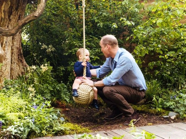 prince william louis swing fathers day