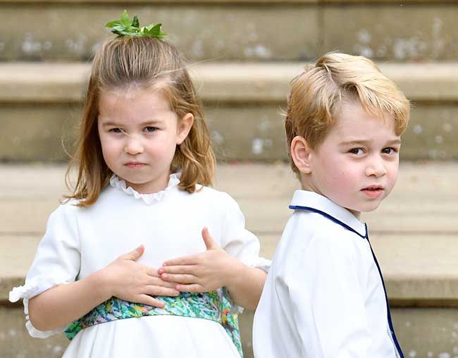 princess charlotte prince george